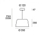 CA054DBBWDD Linea Light Delfi 35 SP LED люстра из металла чёрный — фото 3
