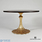 Flute Table Base-Gold Leaf-26 Global Views стол