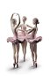 Фарфоровая статуэтка трёх балерин Our Ballet Pose Lladro 01009286 — фото 1