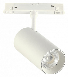 ST375.506.12 ST-Luce Skyline 48 магнитный трековый светильник с регулируемой поворотной головкой белого цвета 48V