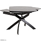 86736 Раздвижной стол Twist Black 120(30+30)x90см Kare Design