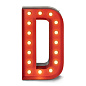 Графический светильник DelightFULL Letter D — фото 2