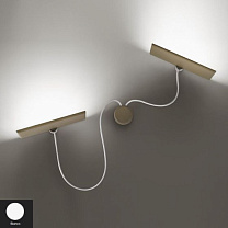 GIÙUP LAMP. PARETE REMOTA 2x40W 3000K  BIANCO