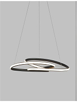 Triac Dimmable Sandy Black Aluminium & Acrylic LED 43 Watt 220-240 Volt 3013Lm 3000K IP20 D: 52 H: 120 cm