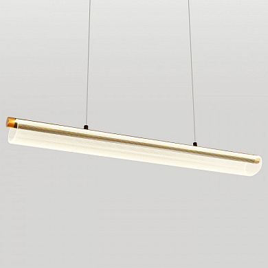 подвесной светильник цилиндрической формы с бронзовым корпусом