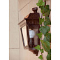 71424 Faro ARGOT 1/2 бра коричн. 1хE27 100W уличный настенный светильник — фото 3