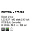 673601 PIETRA Novaluce светильник LED E27 1x12W IP20