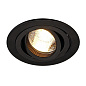 111710 SLV NEW TRIA ROUND PLT светильник встраиваемый 50W,черный