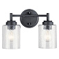 Winslow 2 Light Vanity Light Black настенный светильник 45885BK Kichler