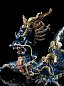 Фарфоровая скульптура дракона Great Dragon Lladro, синяя эмаль 01001935 — фото 2