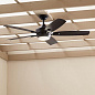 56" Tranquil LED Weather+ Outdoor Ceiling Fan Satin Black уличная люстра-вентилятор 310130SBK Kichler — фото 5