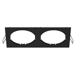 217527 Lightstar Intero 16 двойная рамка для встроенных потолочных светильников черного цвета