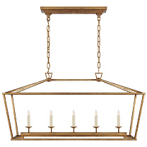 Darlana Medium Linear Lantern позолоченное железо