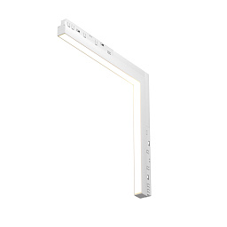 TR102-24W-DS-W Maytoni Basis магнитный трековый светильник угловой формы белого цвета с рассеянным освещением Exility 23мм