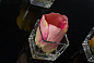 ETERNITY TULIP Цветочная композиция со стеклянной вазой VGnewtrend