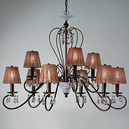 301/6+3 Polished brown V330/165/11 IDL Rossella Люстра
