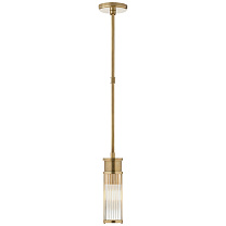 Allen Mini Pendant натуральная латунь и стеклянные стержни