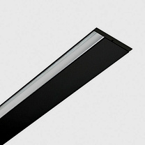 rei downlight recessed profile, black, gear incl.