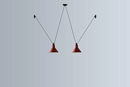 324 P CONIC L BL-RED DCW Les Acrobates de Gras подвесной светильник