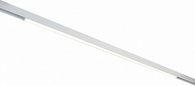 линейный трековый светильник белого цвета с направленным освещением 48V