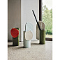20138401 Vases Dcoupage Vitra Ваза декоративная цилиндр с оранжевым акцентом — фото 3