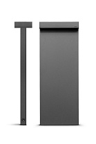 Minilook боллард двусторонний H. 580mm антрацитово-серый 4000 K 17.8 Вт
