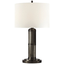 Longacre Small Table Lamp бронза с льняным абажуром