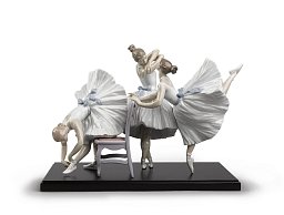 Фарфоровая статуэтка трёх балерин Backstage Ballet Lladro, лимитированная серия 01008476