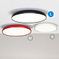 ZR3660103 Lumen Center Zero 60 PL LED круглый потолочный светильник с прямым световым потоком чёрный — фото 1