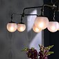 Люстра Arteriors Utica, английская бронза и матовое стекло — фото 2