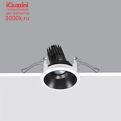 P363 Laser iGuzzini Adjustable round recessed luminaire - LED - spot - Super Comfort - White/Black