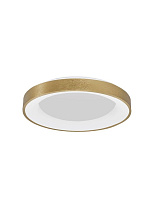 Triac Dimmable Brushed Gold Aluminium & Acrylic LED 50 Watt 220-240 Volt 2864Lm 3000K IP20 D: 60 H: 9 cm
