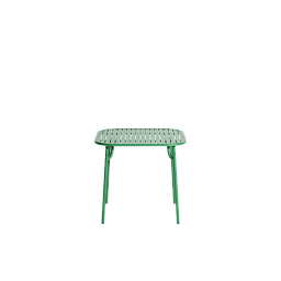 M0743227 La Petite Friture WEEK-END Квадратный стол садовый металлический мятный