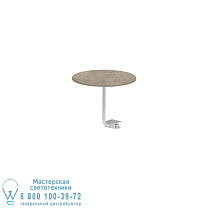 СТОЛИК ORGANIX LOUNGE Ø40CM БЕЛАЯ КЕРАМИКА TERRA SABBIA Royal Botania