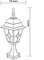 A1014FN-1BN Arte Lamp Berlin ландшафтный светильник E27 1х75W 1100Lm — фото 4