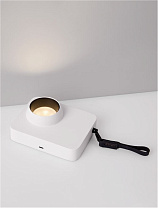 Touch Dimmable White Aluminium & Steel, Fingerprint Resistant Paint LED 3 Watt 5 Vdc 65 Lm 3000K IP20 L: 14 W: 5 H: 11 cm