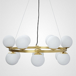 SANNE01 Imperiumloft Bubbles подвесной светильник с тремя стеклянными шарами на штанге