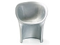 Moon Полиэтиленовое мягкое кресло с металлическим лаком Moroso PID475870