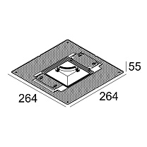 MOUNTING KIT S102 TRIMLESS O.F.A.