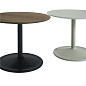 13955 Muuto Soft Приставной столик Ø41x48 см, массив копченого дуба / черный — фото 1