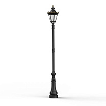 Citadelle N° 5; Opal PMMA E27 with crown - 105W; Dark black