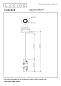 13496/07/30 KLIGANDE подвесной светильник с тремя цилиндрическими плафонами из металла на чёрном основании — фото 4