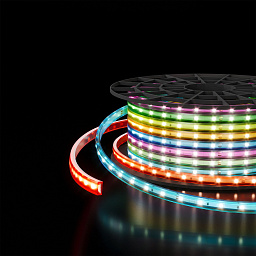 гибкая светодиодная лента RGB в прозрачной силиконовой оболочке