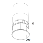 19439 9230 B Delta Light RINGO Mini Deep Ii Trimless встраиваемый светильник — фото 1