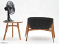 Knit Садовое кресло из синтетической ткани с подлокотниками Ethimo