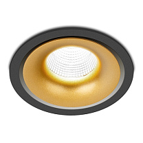 Потолочные светодиодные светильники Led technology SFERA R 11.30 W NO DIM черный + золотой