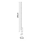 178011/AY Vibia Offset 14 x 128 см - торшер 1780 — фото 1