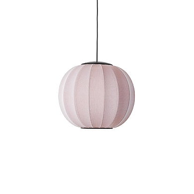 KW45 SS LED Knit-Wit Made By Hand Подвесной светильник Ø45 с бежевым тканевым абажуром LED
