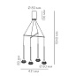 Люстра DROPS 4 20.30 BG Led Technology — фото 1