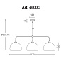 4600.3 FARMACIA Aldo Bernardi потолочный подвесной светильник
